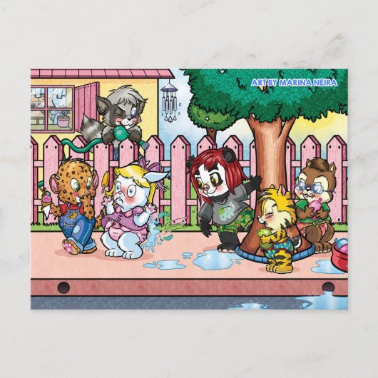 Briefkaart zomerdag (Voorkant)