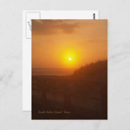Briefkaart Zuid-Padre (Voorkant / Achterkant)