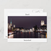 Briefkaart Zürich (Voorkant / Achterkant)