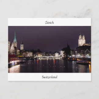 Briefkaart Zürich