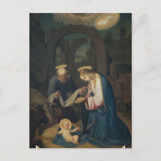 Briefkaarten (blanco/aangepast): geboorte van Chri (Voorkant)