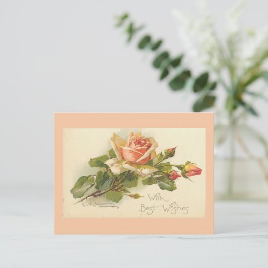 Briefkaarten bloemen (Staand voorkant)