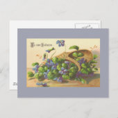 Briefkaarten  bloemen (Voorkant / Achterkant)