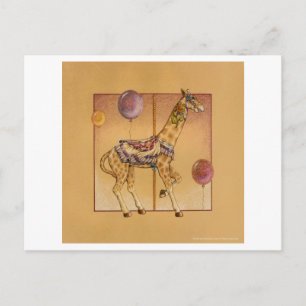 Briefkaarten - Carrousel Giraffe