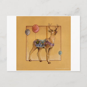 Briefkaarten - Carrouselrendieren of elanden