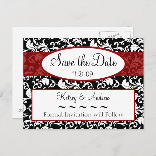 Briefkaarten Datum opslaan (Voorkant / Achterkant)