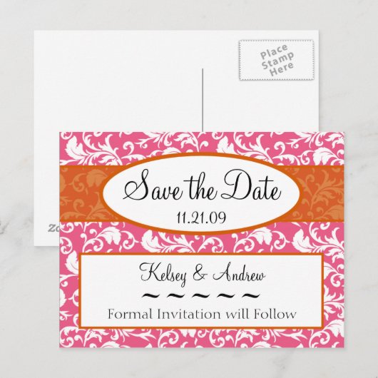 Briefkaarten Datum opslaan (Voorkant / Achterkant)