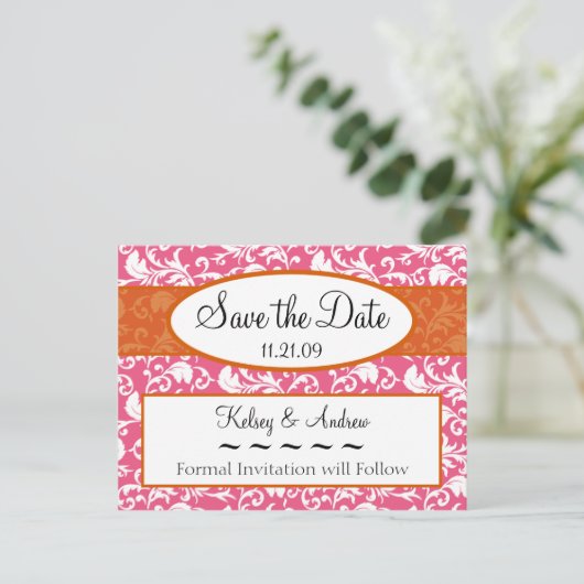 Briefkaarten Datum opslaan (Staand voorkant)