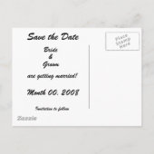 Briefkaarten Datum opslaan (Achterkant)