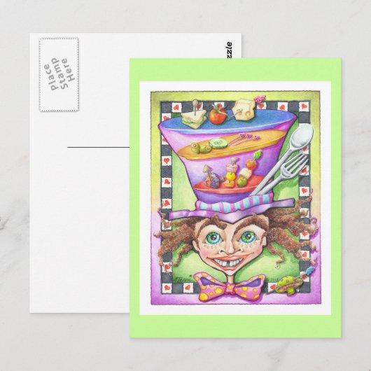 BRIEFKAARTEN - DE MAD PLATTER (Voorkant / Achterkant)