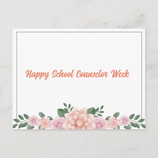 Briefkaarten Design School Counselor Week 2023 (Voorkant)