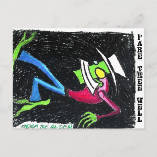 briefkaarten "Fare the Well" (Voorkant)