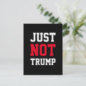 briefkaarten "Gewoon geen trump" (Staand voorkant)