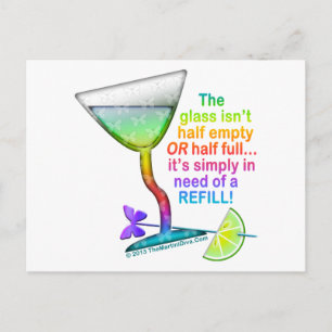 BRIEFKAARTEN - GLASHALF VOLLEDIG