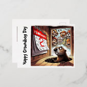Briefkaarten Groundhog Day Memories 2024 (Voorkant / Achterkant)