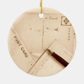 Briefkaarten Keramisch Ornament (Achterkant)