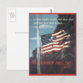 Briefkaarten met Amerikaanse trots en glorie (Voorkant / Achterkant)