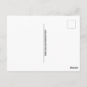 BRIEFKAARTEN MET TOOTH GIRL RED LIPS (Achterkant)