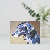 briefkaarten met zonnehondenprofiel (Staand voorkant)