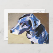 briefkaarten met zonnehondenprofiel (Voorkant / Achterkant)