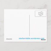 briefkaarten met zonnehondenprofiel (Achterkant)