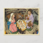 Briefkaarten  Nativiteitsbootscène kerstmis (Voorkant)