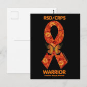 BRIEFKAARTEN...RSD/CRPS — Oranje Rozen Briefkaart (Voorkant / Achterkant)
