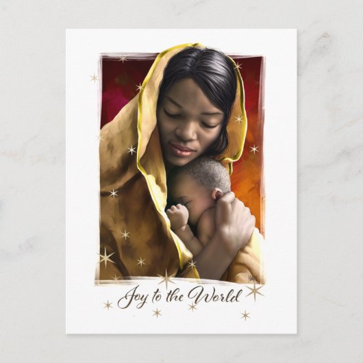 Briefkaarten van de Amerikaanse Madonna-kerstmis (Voorkant)