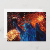 Briefkaarten van de Amerikaanse Vrijheid (Voorkant / Achterkant)