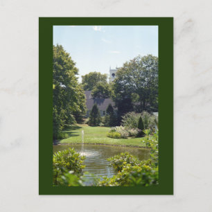 Briefkaarten van de kerk van Edgartown Summer Gard