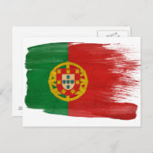 Briefkaarten van de Portugese vlag (Voorkant / Achterkant)