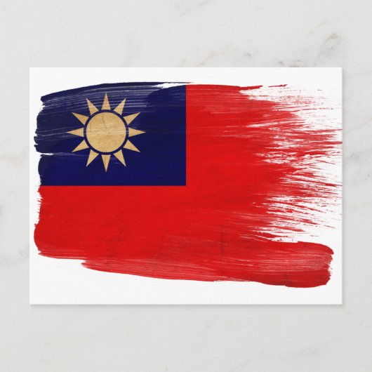 Briefkaarten van de Taiwanese vlag (Voorkant)