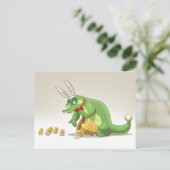 Briefkaarten van Easter Gator (Staand voorkant)