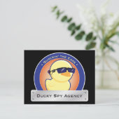 Briefkaarten van het Ducky Spy Agency (Staand voorkant)