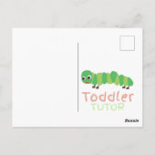 Briefkaarten van het leercentrum van Toddler (Achterkant)