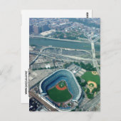 BRIEFKAARTEN VAN HET NEW YORK BASEBALL STADIUM (Voorkant / Achterkant)