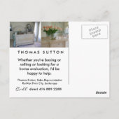 Briefkaarten van onroerend goed Interior 2 (Achterkant)