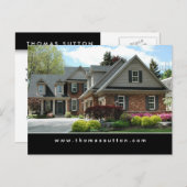 Briefkaarten van onroerend goed  tuinhuis (Voorkant / Achterkant)