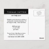 Briefkaarten van onroerend goed  tuinhuis (Achterkant)