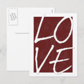 BRIEFKAARTEN VAN Valentijnsdag VERLIEZEN (Voorkant / Achterkant)