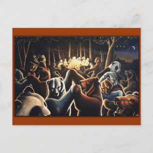 Briefkaarten voor dansende Beren Briefkaart