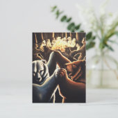 Briefkaarten voor dansende Beren Briefkaart Celebr (Staand voorkant)