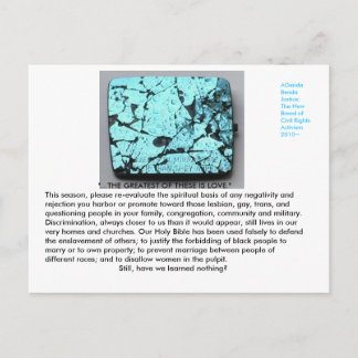 Briefkaarten voor gemeenschappen LGBT naar kerk te