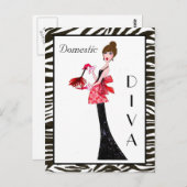 briefkaarten voor "huishouddoek" (Voorkant / Achterkant)