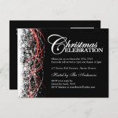 Briefkaarten voor kerstfeestuitnodigingen (Voorkant / Achterkant)