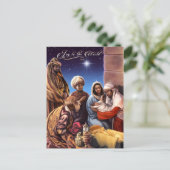 Briefkaarten voor kerstvisten van Afrikaanse Ameri (Staand voorkant)