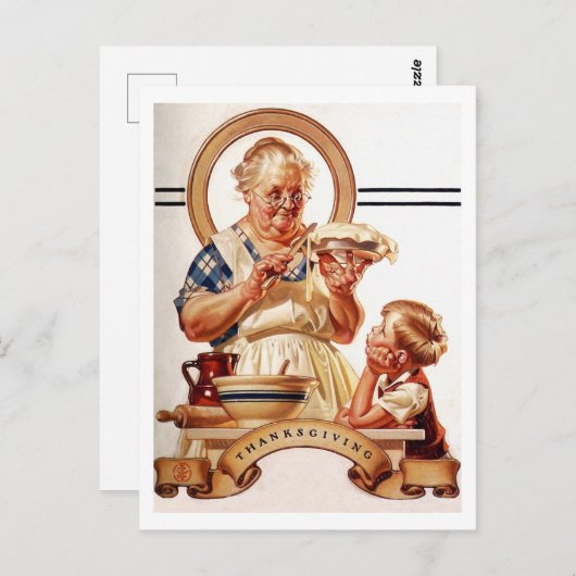 Briefkaarten voor  kunstThanksgiving (Voorkant / Achterkant)