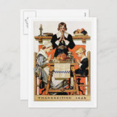 Briefkaarten voor kunstThanksgiving (Voorkant / Achterkant)