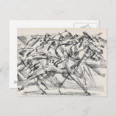Briefkaarten voor paardenraces (Voorkant / Achterkant)