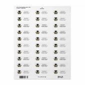 Briefklas van alumni 2024 etiket (Full Sheet)